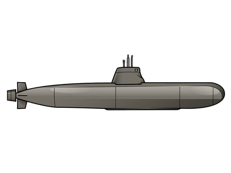 Ohio Class Submarine Model Kit - 1:192 Scale