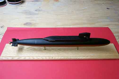 wide view of SSBN-598 George Washington model