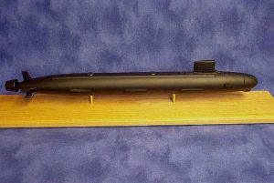 Starboard Hull of Virginia Class Submarine Model