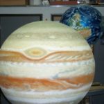 4' diameter model of Jupiter