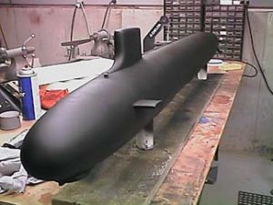 Bow of Virginia Class Submarine