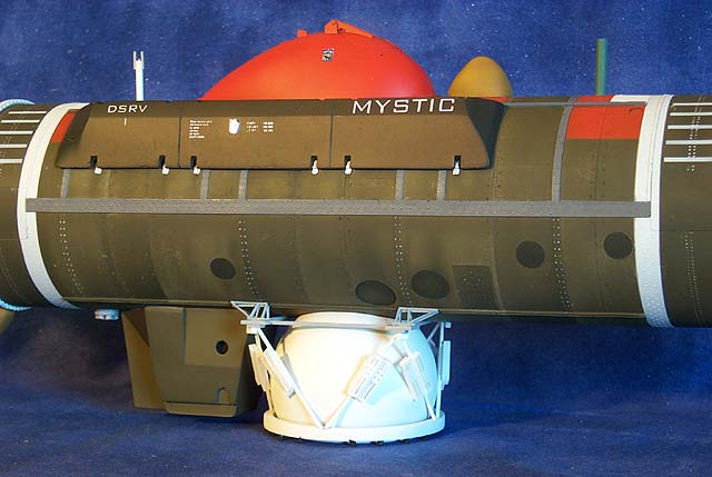 Side Profile of DSRV Submarine model